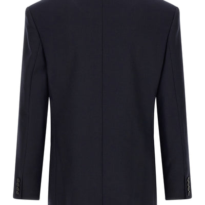 Saint Laurent Felted Wool Gabardine Blazer Jacket