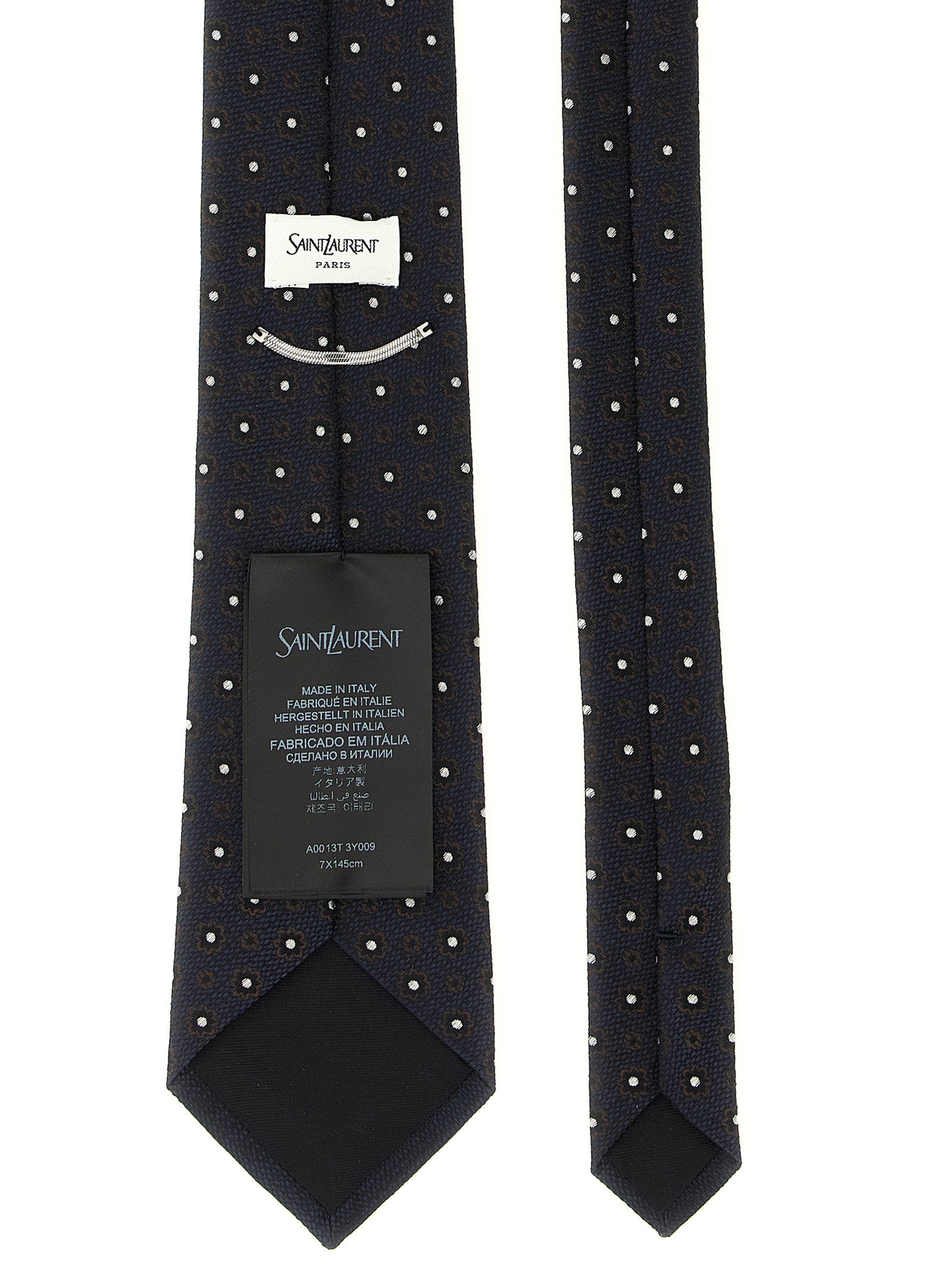 Saint Laurent Jacquard Tie
