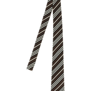 Saint Laurent Diagonal Striped Tie
