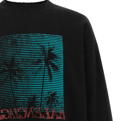 Balenciaga Distressed Detail Sweatshirt