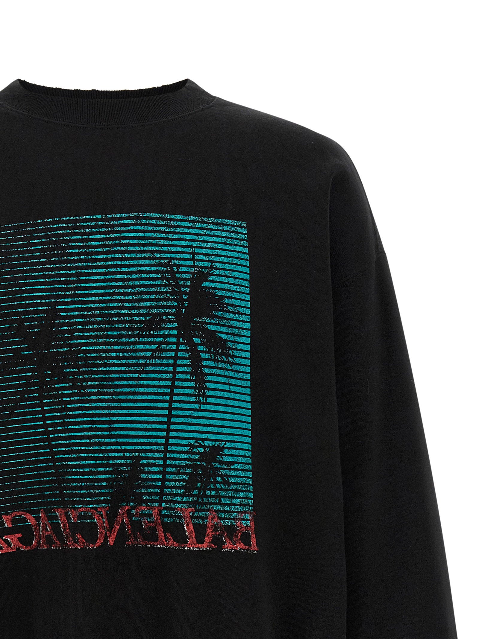 Balenciaga Distressed Detail Sweatshirt