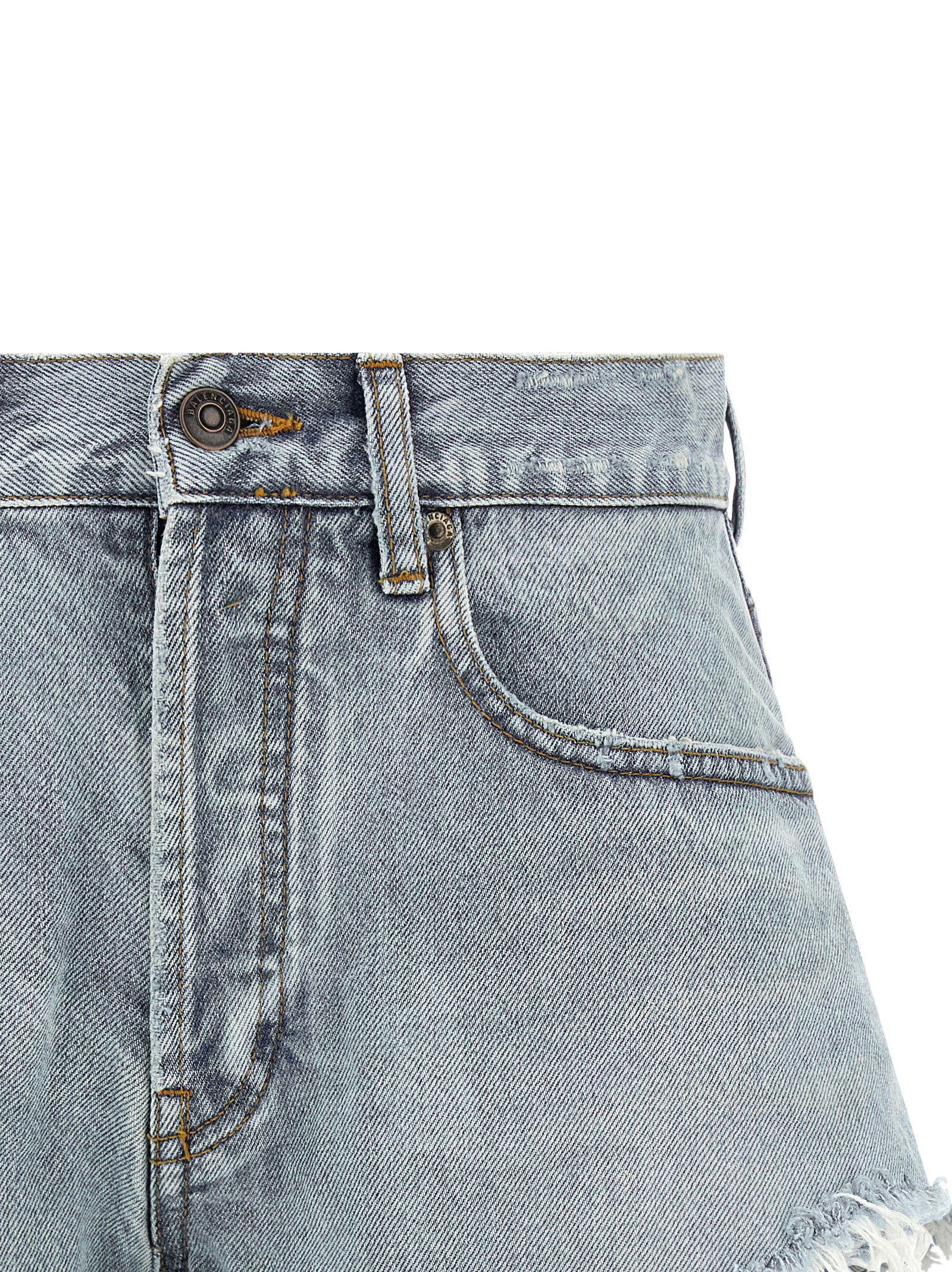 Balenciaga Denim Shorts