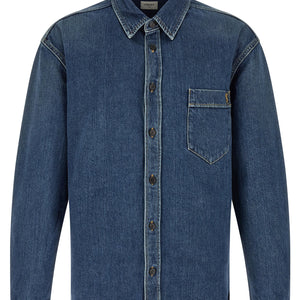 Saint Laurent Cassandre Denim Shirt