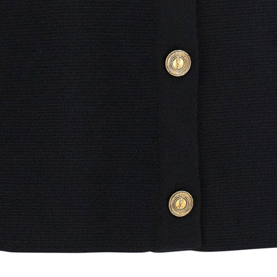 Saint Laurent Cassandre Medallion Cardigan