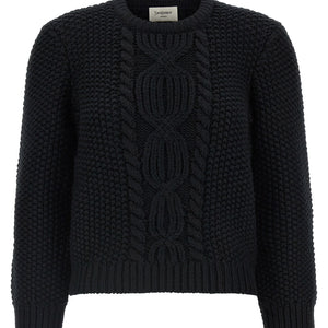 Saint Laurent Wool Sweater With Processing