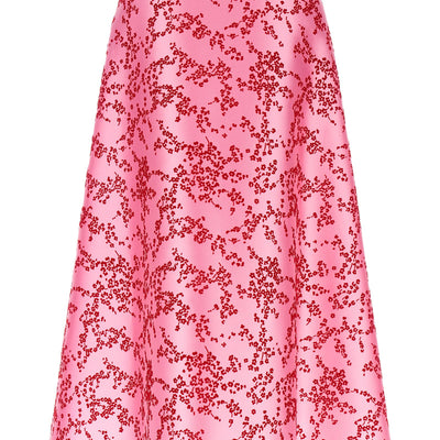 Alberta Ferretti Mikado Floreale Skirt