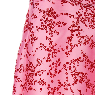Alberta Ferretti Mikado Floreale Skirt
