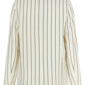 Peserico Pinstripe Twill Blazer