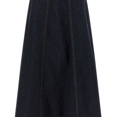 Alberta Ferretti Denim Skirt