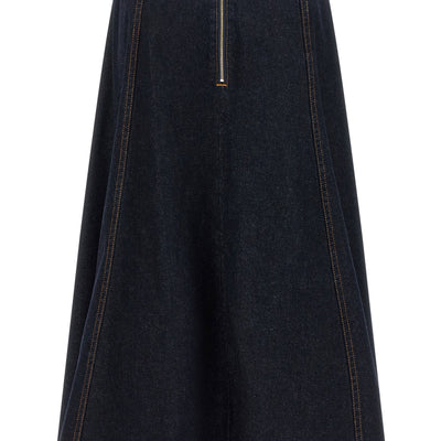 Alberta Ferretti Denim Skirt