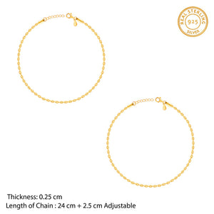 Golden Step Up Anklet