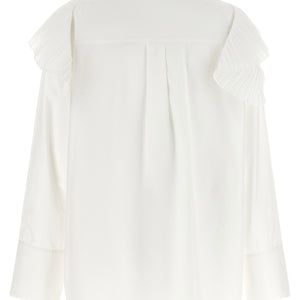 Alberta Ferretti Pleated Ruffle Shirt