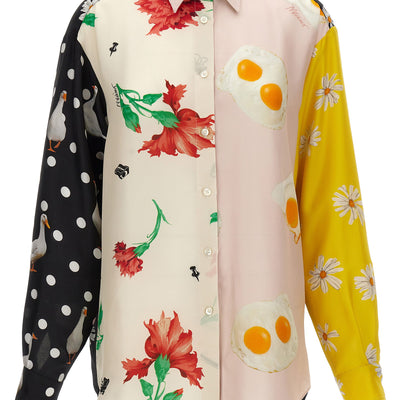 Moschino Patchwork Print Shirt