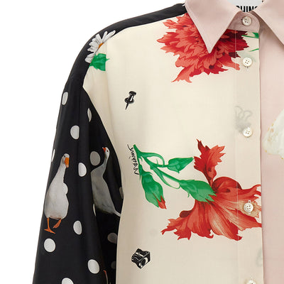 Moschino Patchwork Print Shirt