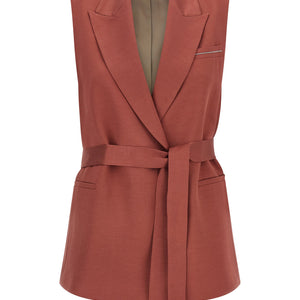 Peserico Linen Viscose Vest