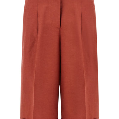 Peserico Linen Viscose Bermuda Shorts