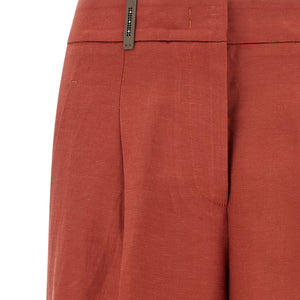 Peserico Linen Viscose Bermuda Shorts