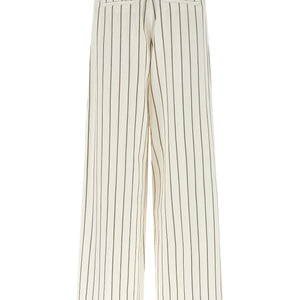 Peserico Pinstriped Twill Pants