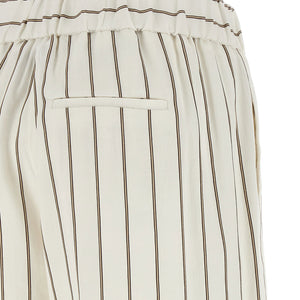 Peserico Pinstriped Twill Pants