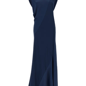 Alberta Ferretti Draped Asymmetrical Dress