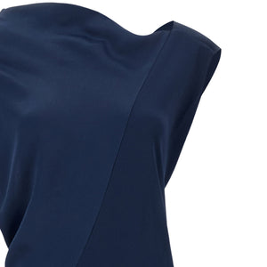 Alberta Ferretti Draped Asymmetrical Dress