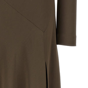 Alberta Ferretti Bare Shoulder Dress