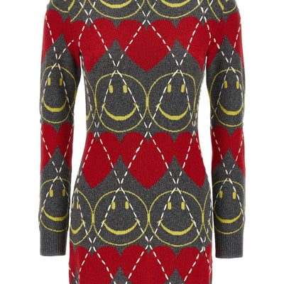 Moschino Smiley® Wool Dress