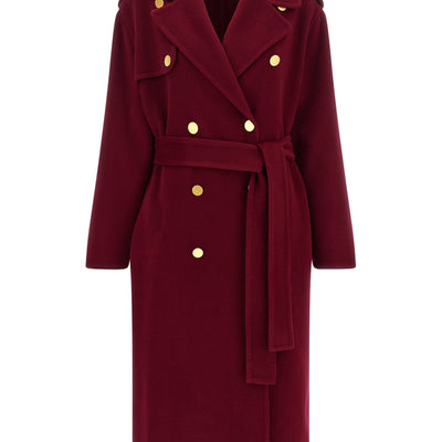 Alberta Ferretti Long Wool Coat
