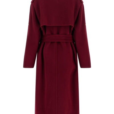 Alberta Ferretti Long Wool Coat
