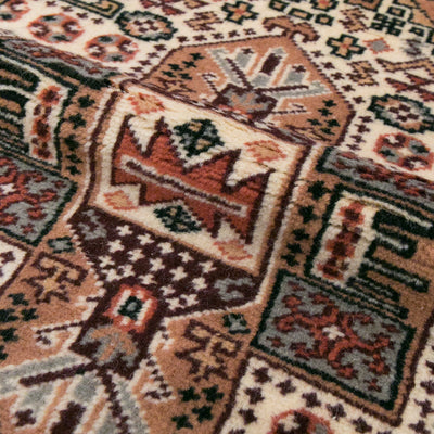 Vintage Turkish Hand-Knotted Wool Runner Rug No. 234, 3' x 9'8"