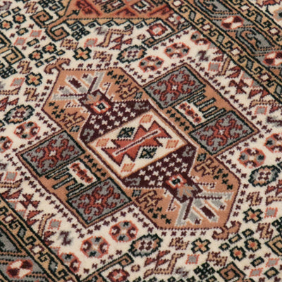 Vintage Turkish Hand-Knotted Wool Runner Rug No. 234, 3' x 9'8"