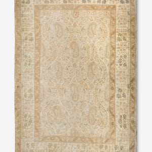 Vintage Turkish Hand-Knotted Wool Rug No. 371, 5'1" x 7'5"