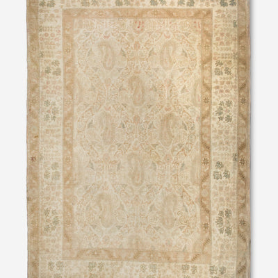 Vintage Turkish Hand-Knotted Wool Rug No. 371, 5'1" x 7'5"