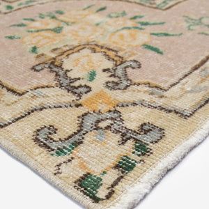Vintage Turkish Hand-Knotted Wool Rug No. 379, 6'3" x 9'9"