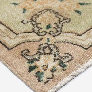 Vintage Turkish Hand-Knotted Wool Rug No. 384, 6'8" x 9'11"
