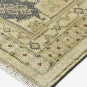 Vintage Turkish Hand-Knotted Wool Rug No. 382, 6'5" x 9'5"