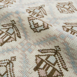 Vintage Turkish Hand-Knotted Wool Rug No. 372, 5'11" x 8'9"