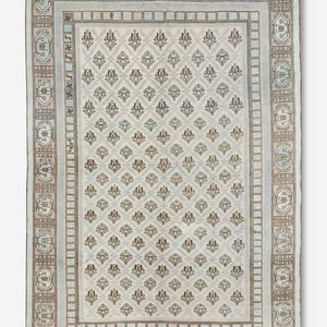 Vintage Turkish Hand-Knotted Wool Rug No. 372, 5'11" x 8'9"