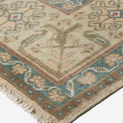 Vintage Turkish Hand-Knotted Wool Rug No. 383, 6'8" x 10'12"