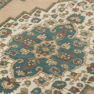 Vintage Turkish Hand-Knotted Wool Rug No. 383, 6'8" x 10'12"