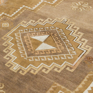 Vintage Turkish Hand-Knotted Wool Rug No. 385, 7' x 10'10"