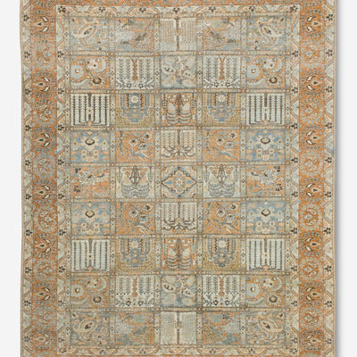 Vintage Turkish Hand-Knotted Wool Rug No. 377, 6'11" x 10'5"
