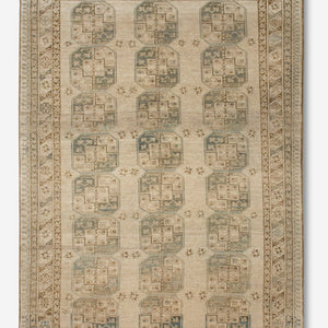 Vintage Turkish Hand-Knotted Wool Rug No. 388, 7'10" x 10'10"