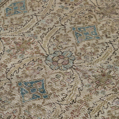 Vintage Turkish Hand-Knotted Wool Rug No. 373, 5'5" x 14'10"
