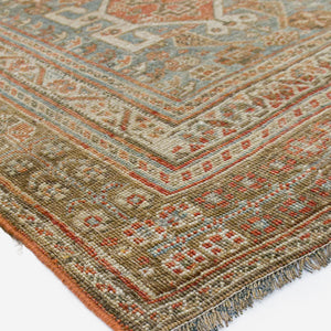 Vintage Turkish Hand-Knotted Wool Rug No. 443, 6'4" x 9'6"