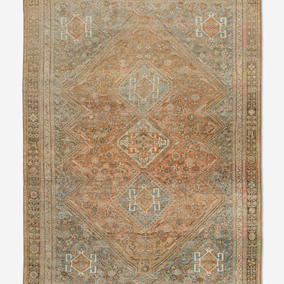 Vintage Turkish Hand-Knotted Wool Rug No. 443, 6'4" x 9'6"
