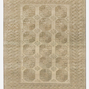Vintage Turkish Hand-Knotted Wool Rug No. 444, 7'5" x 9'10"
