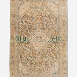 Vintage Turkish Hand-Knotted Wool Rug No. 452, 4' x 6'7"