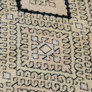 Vintage Turkish Hand-Knotted Wool Rug No. 456, 4'5" x 6'1"