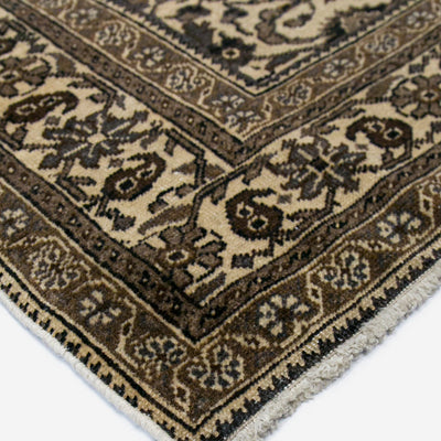 Vintage Turkish Hand-Knotted Wool Rug No. 458, 4'11" x 7'3"